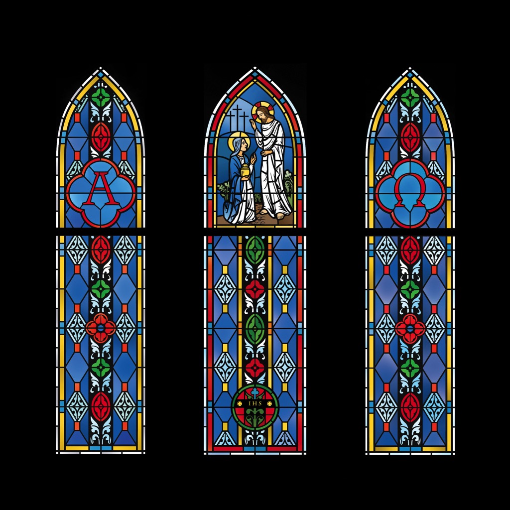 Church of the Nativity in Dothan AL Pittsburgh Stained Glass Studios